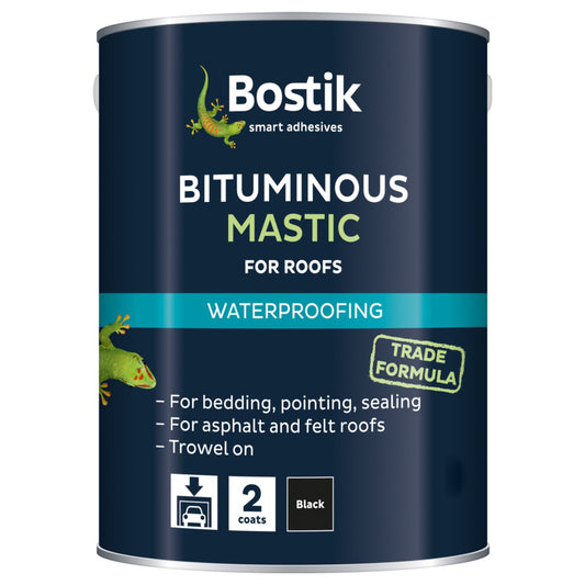 Bostik Bituminous Mastic for Roofs 2.5L