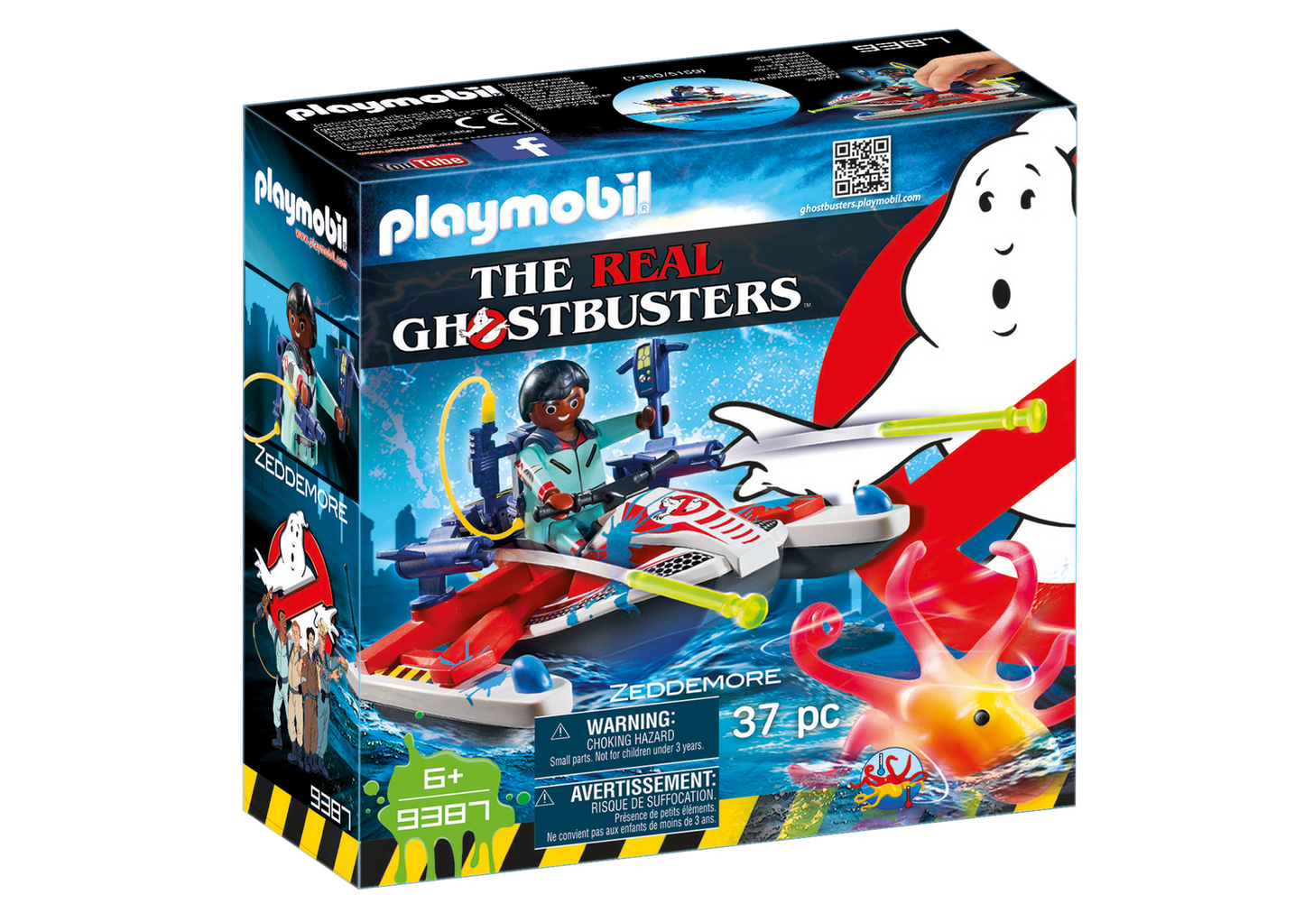 Playmobil Ghostbusters Zeddemore with Aqua Scooter 9387