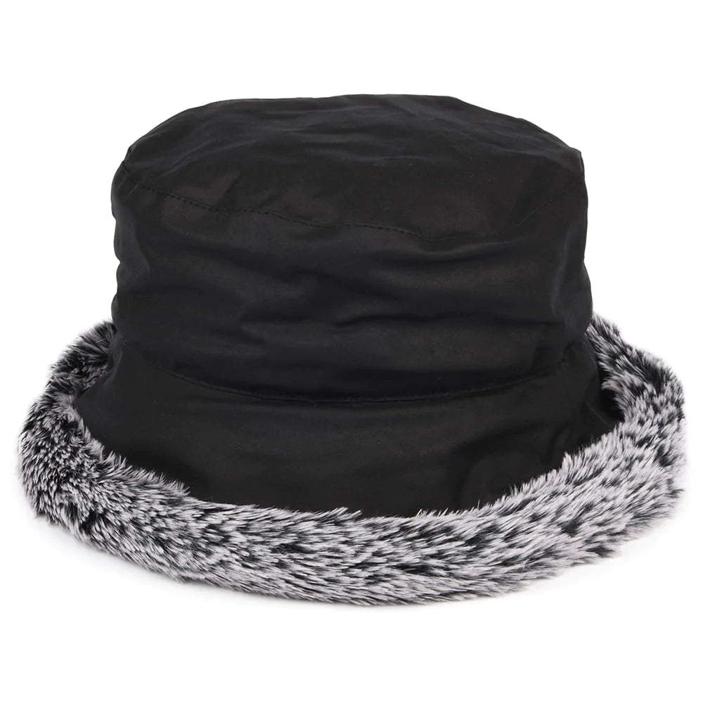 Failsworth Faux Fur Trimmed Waxed Hat