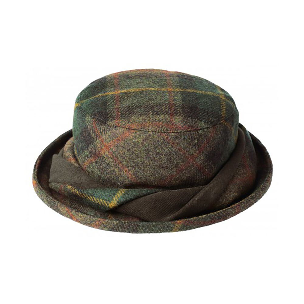 Failsworth Millinery Mallalieus Tweed Wool Hat