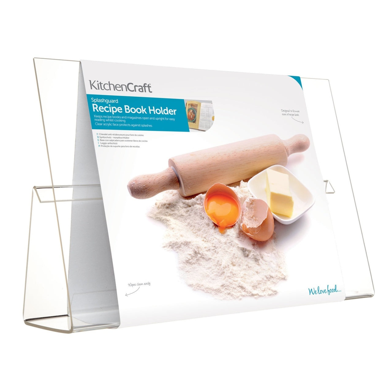 KitchenCraft Acrylic Cook Book Stand
