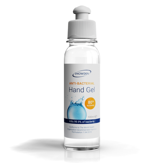 Snowden Anti-Bacterial Hand Gel 100ml 80% Alcohol