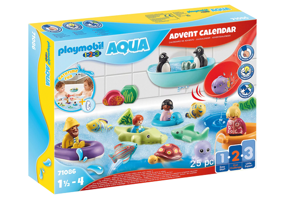 Playmobil Advent Calendar 1.2.3 Bathtime Fun 71086