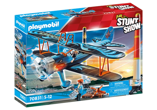 Playmobil Air Stunt Show Phoenix Biplane 70831