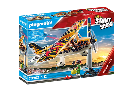 Playmobil Air Stunt Show Tiger Propeller Plane 70902