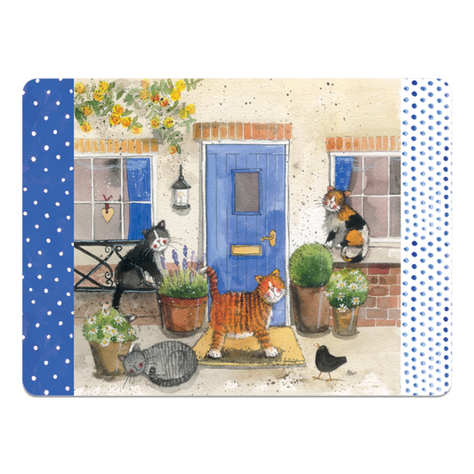 Alex Clark Friendly Felines Placemat