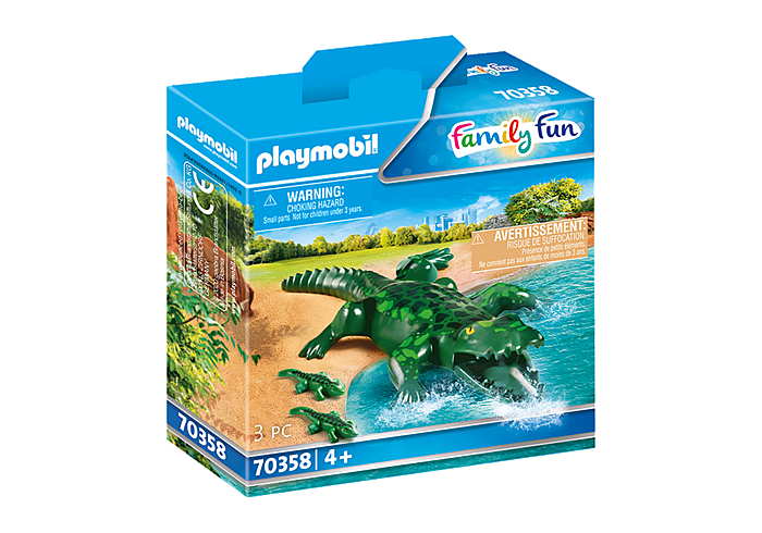 Playmobil Family Fun Alligator with Babies