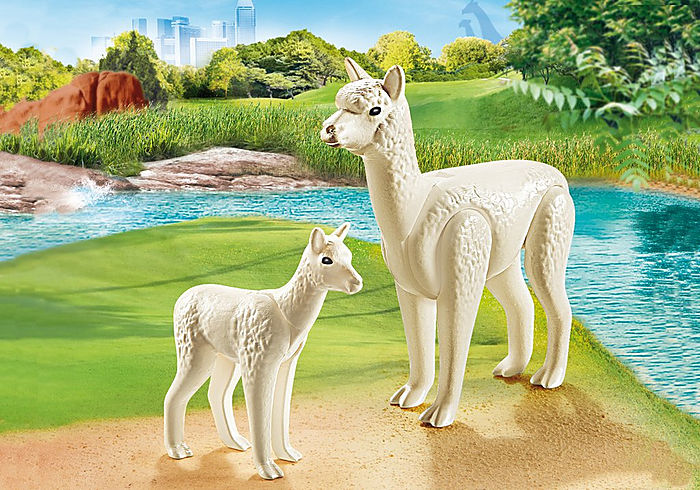Playmobil Family Fun Alpaca with Baby
