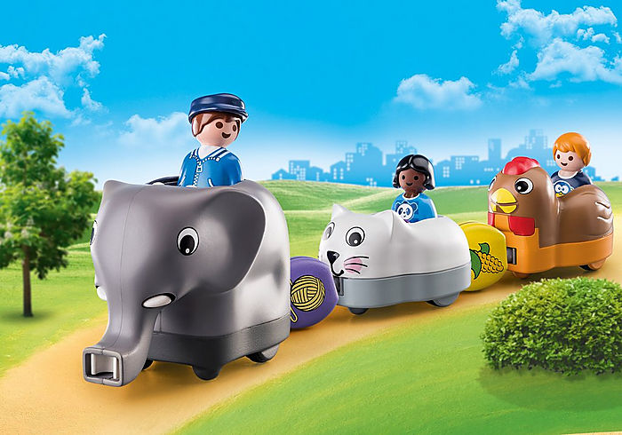 Playmobil 1.2.3 Animal Train
