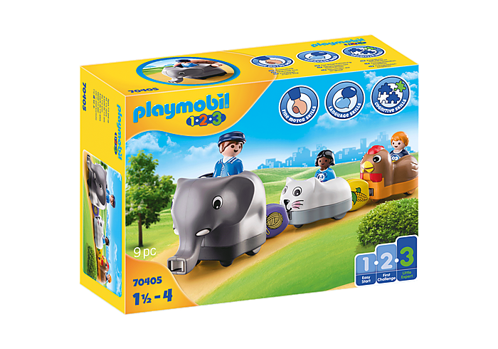 Playmobil 1.2.3 Animal Train