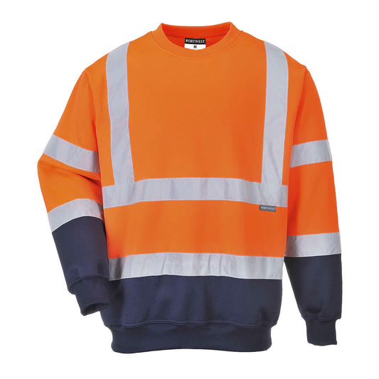 Portwest B306 Two Tone Hi-Vis Sweatshirt