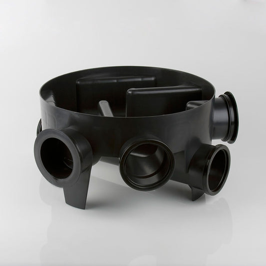 Brett Martin 450mm Dia. Chamber Base 225mm Invert & 3 Socket Plugs