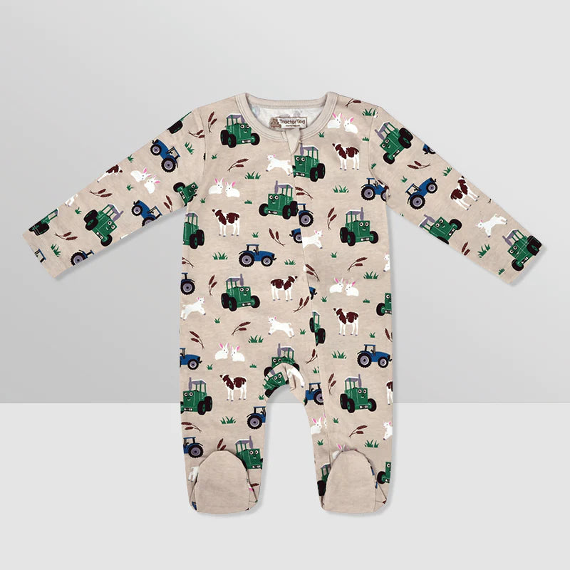Tractor Ted Baby Sleepsuit