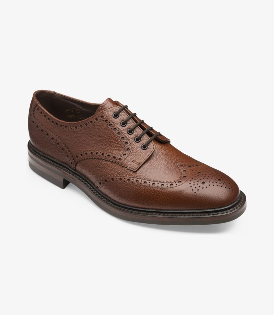 Loake Badminton Rubber Sole Brogue