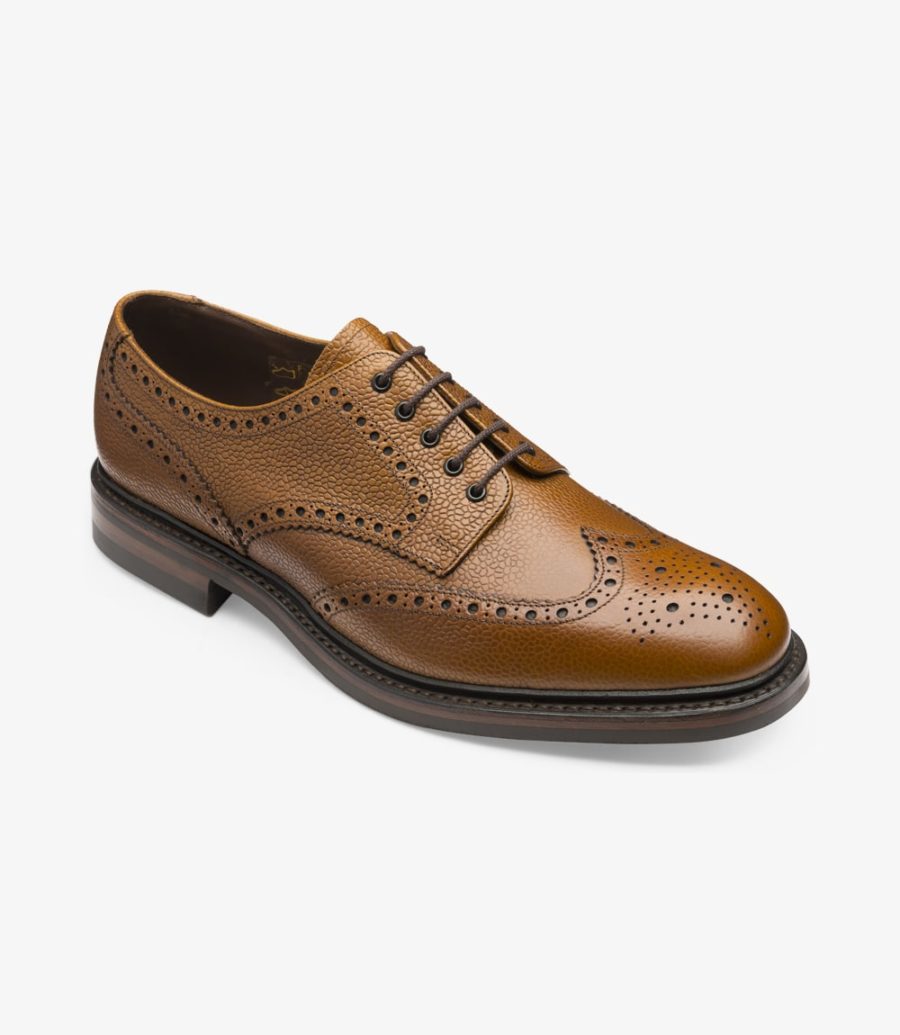 Loake Badminton Rubber Sole Brogue