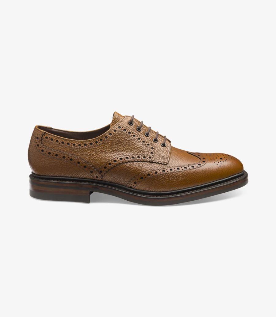 Loake Badminton Rubber Sole Brogue