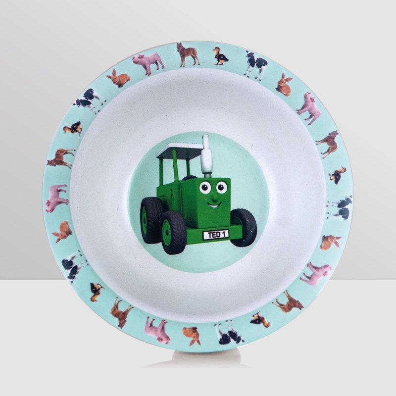 Tractor Ted Bamboo Bowl Baby Animals