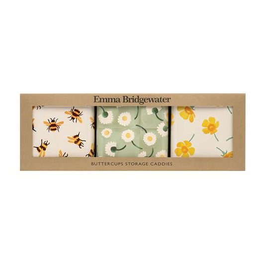 Emma Bridgewater Buttercup Square Caddies Set of 3