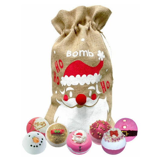 Bomb Cosmetics Ho Ho Ho Santa Hessian Gift Sack