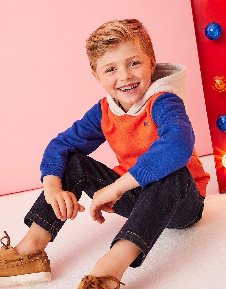 Crew Clothing Boys Colour Block Hoodie