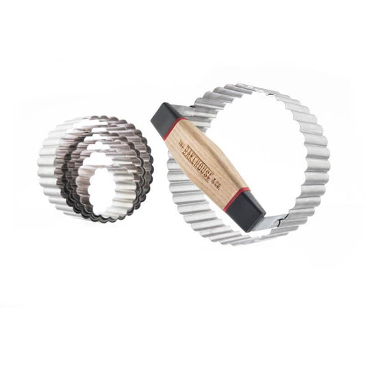 Bakehouse Crinkle Edge Cookie Cutter Set 7 Pce