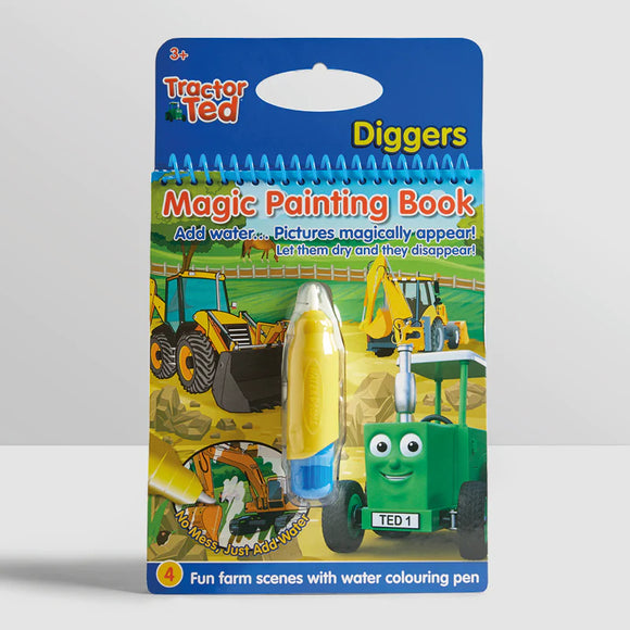 Tractor Ted Magic Painting Book Diggers