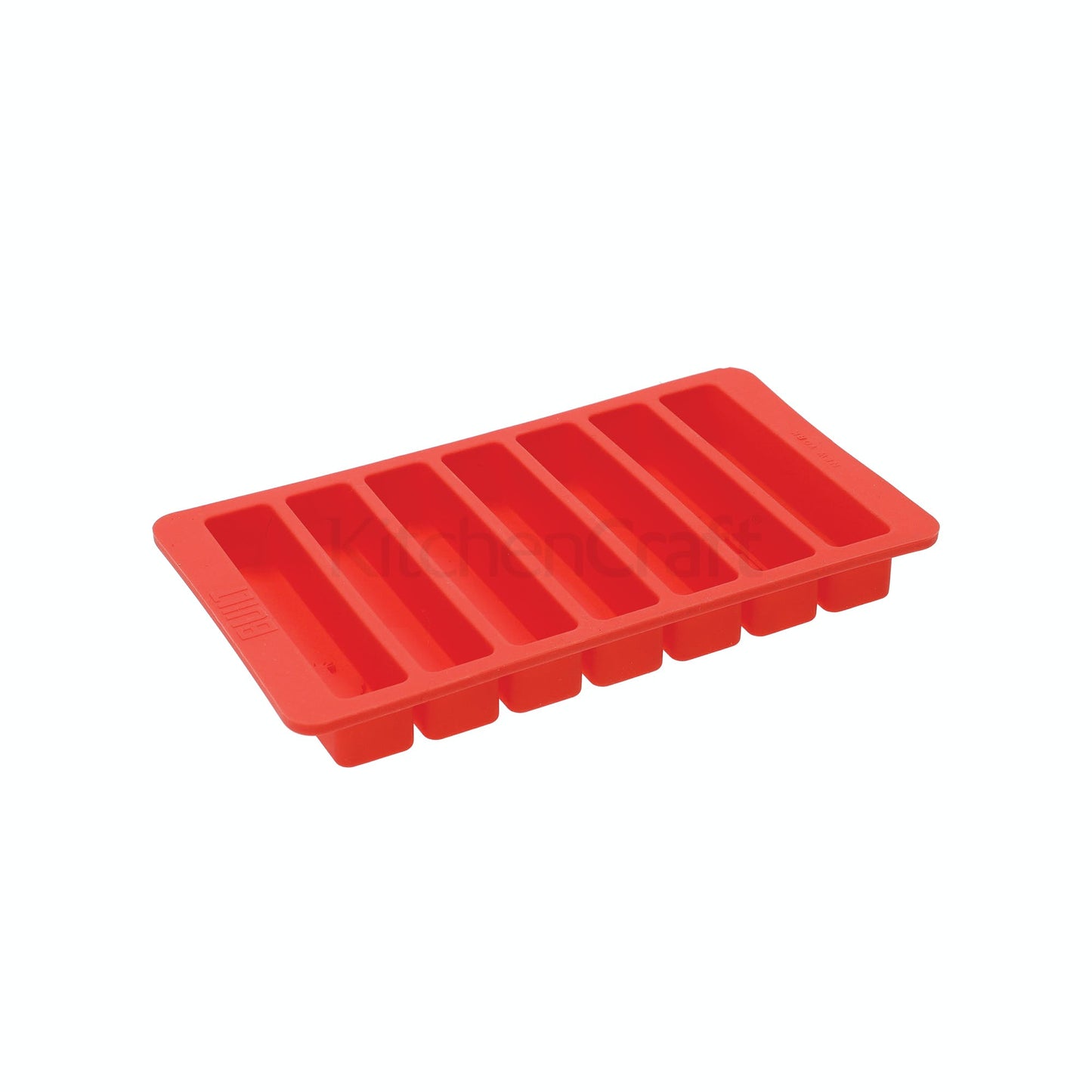 BUILT Water Bottle Ice Cube Tray Red 19.5 x 11.5cm