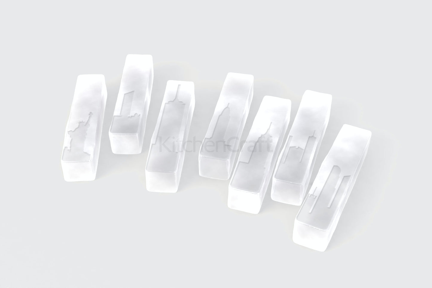 BUILT Water Bottle Ice Cube Tray Red 19.5 x 11.5cm