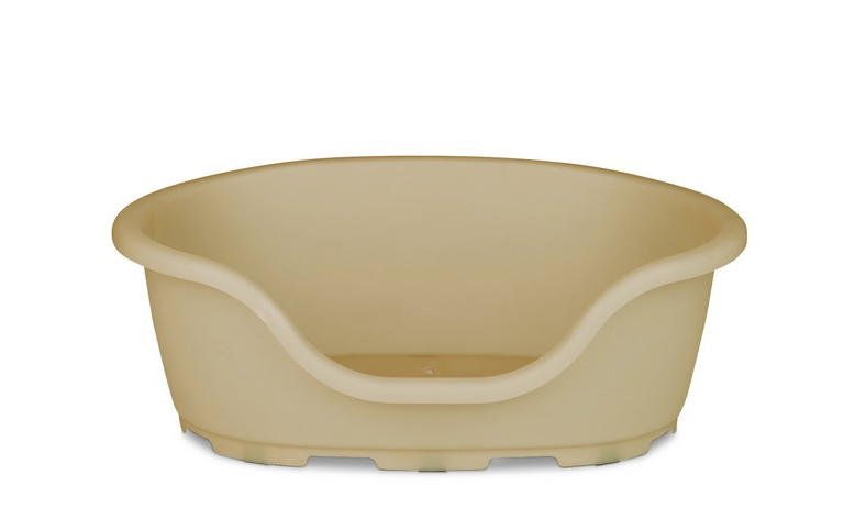 Animal Instincts Plastic Pet Bed Mocha 87cm