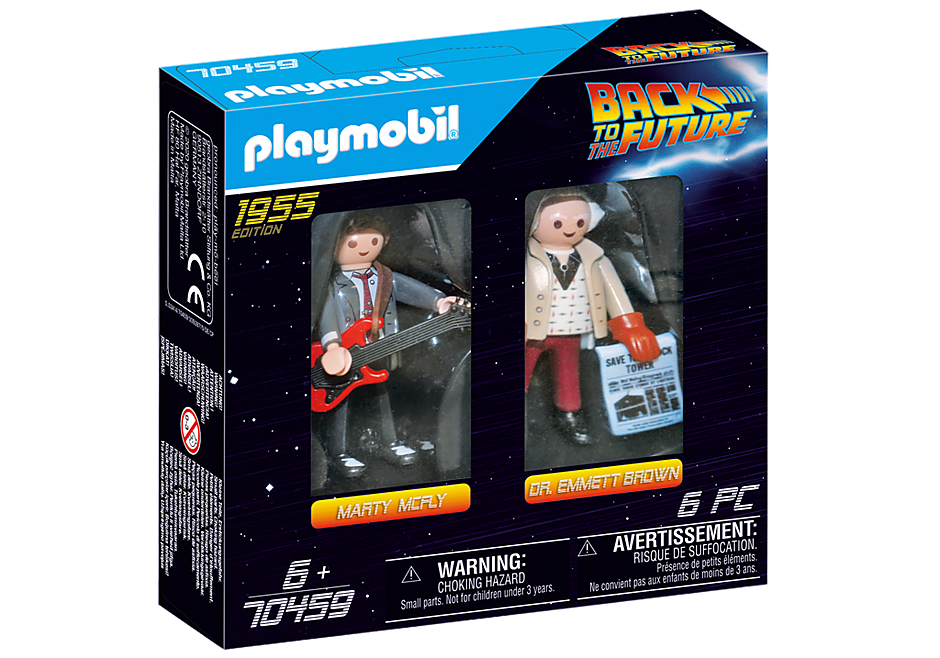 Playmobil Back to the Future Marty Mcfly & Dr Emmett Brown