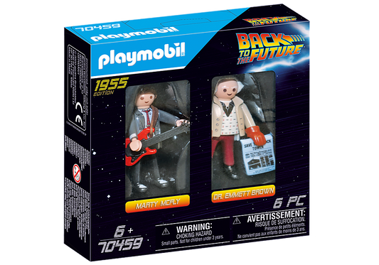 Playmobil Back to the Future Marty Mcfly & Dr Emmett Brown