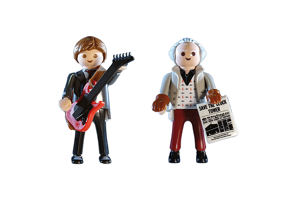 Playmobil Back to the Future Marty Mcfly & Dr Emmett Brown