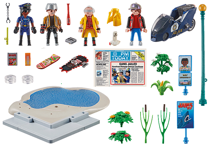 Playmobil Back to the Future Part II Hoverboard Chase