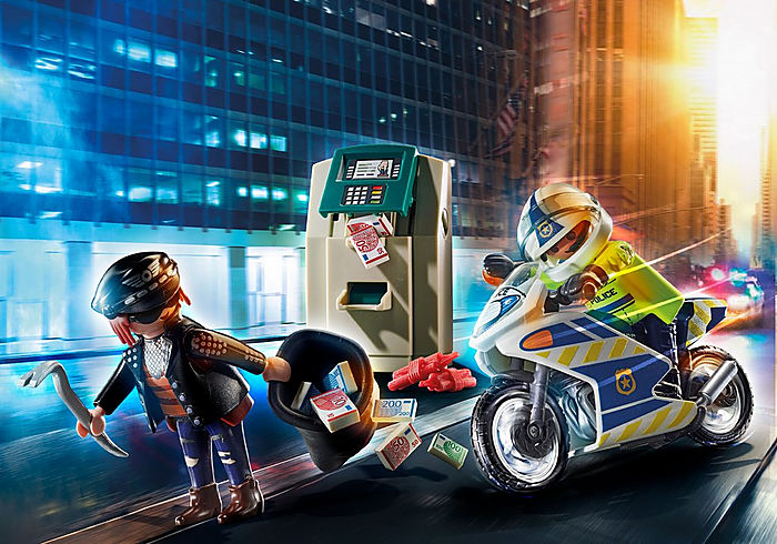 Playmobil City Action Police Bank Robber Chase