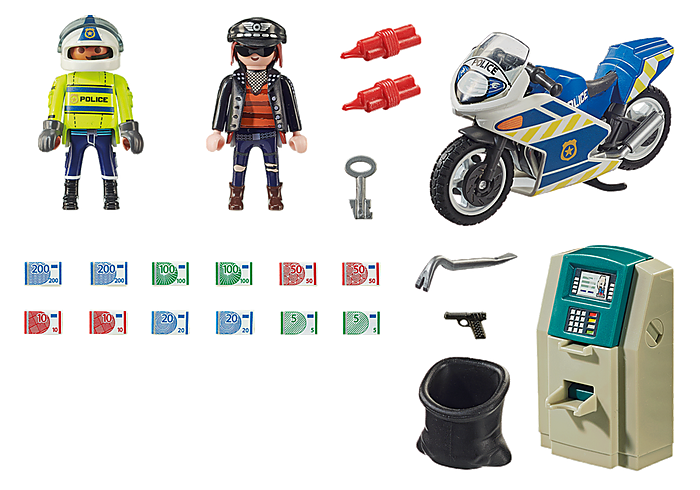 Playmobil City Action Police Bank Robber Chase
