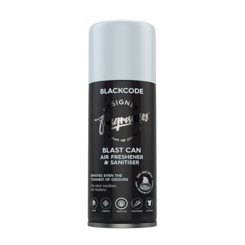 Designer Fragrances Blast Can Air Freshener & Sanitiser
