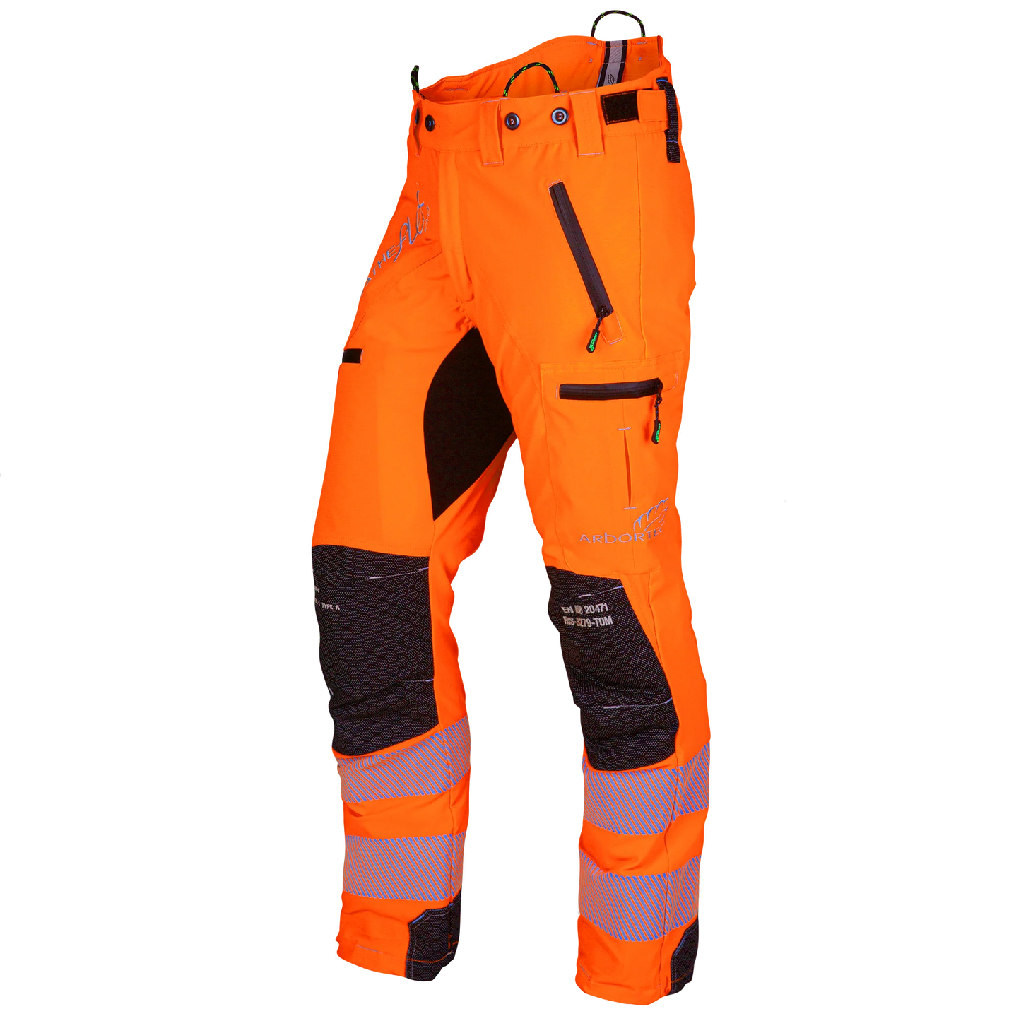 Arbortec Breatheflex Pro ATHV4070 Hi-Vis Chainsaw Trousers Type C Class 1 Tall