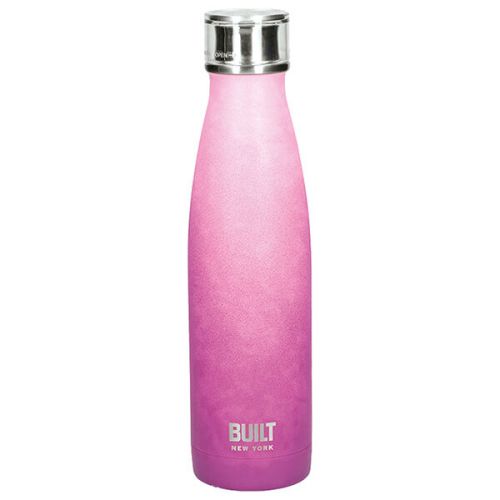 BUILT Double Walled Stainless Steel Water Bottle 500ml