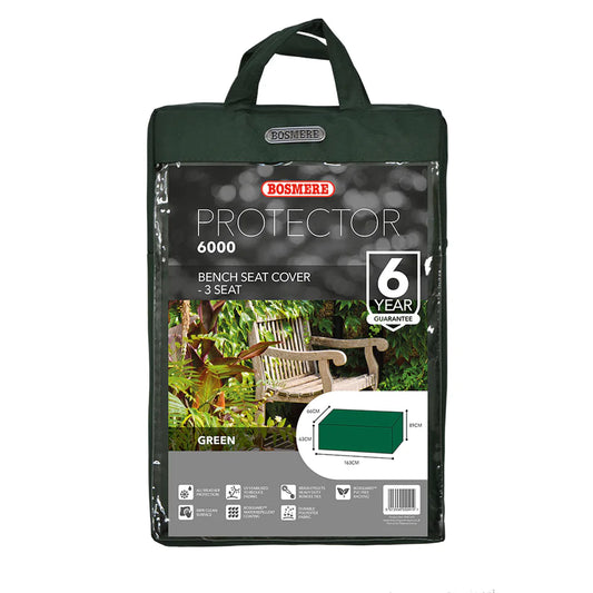 Bosmere Protector 6000 Bench Seat Cover 3 Seat Dark Green