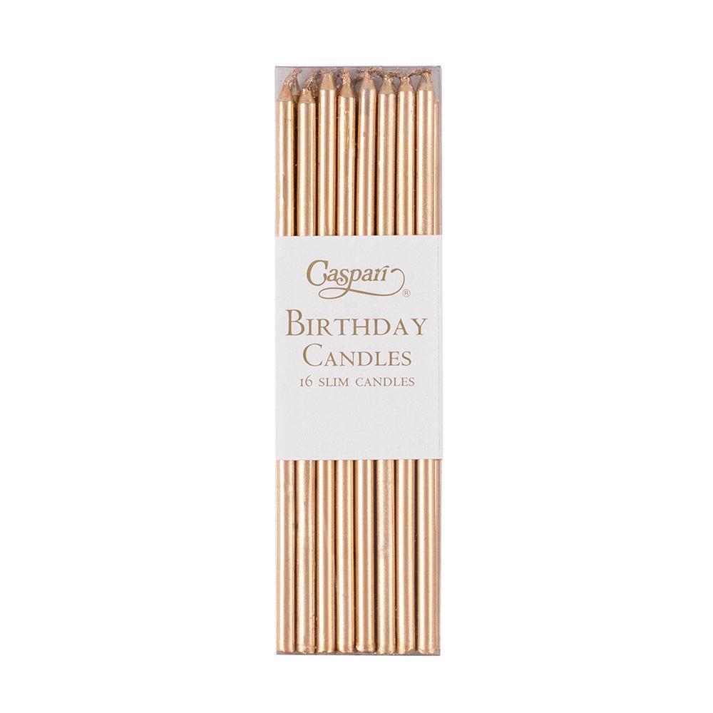 Caspari Slim Birthday Candles 16-Pack