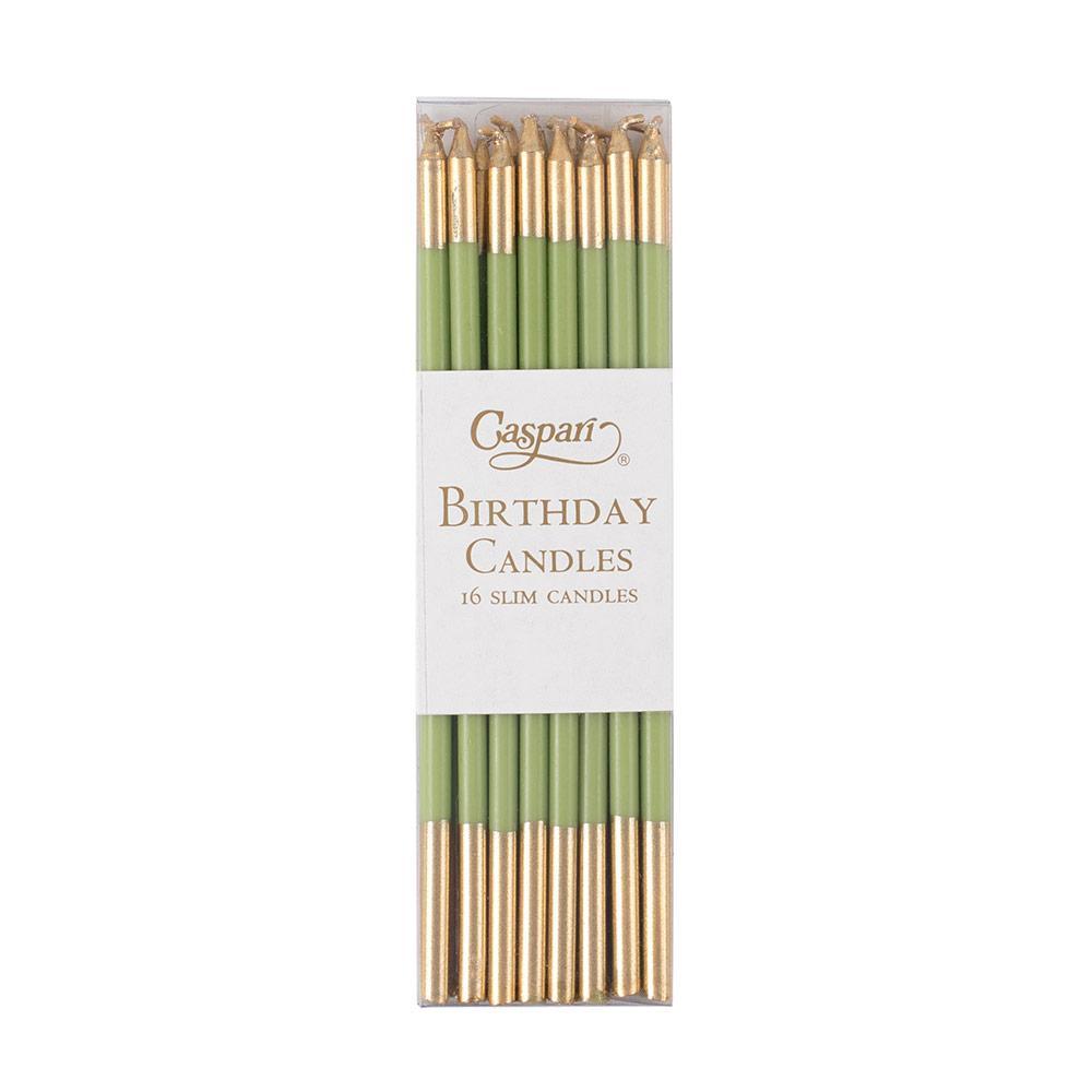 Caspari Slim Birthday Candles 16-Pack