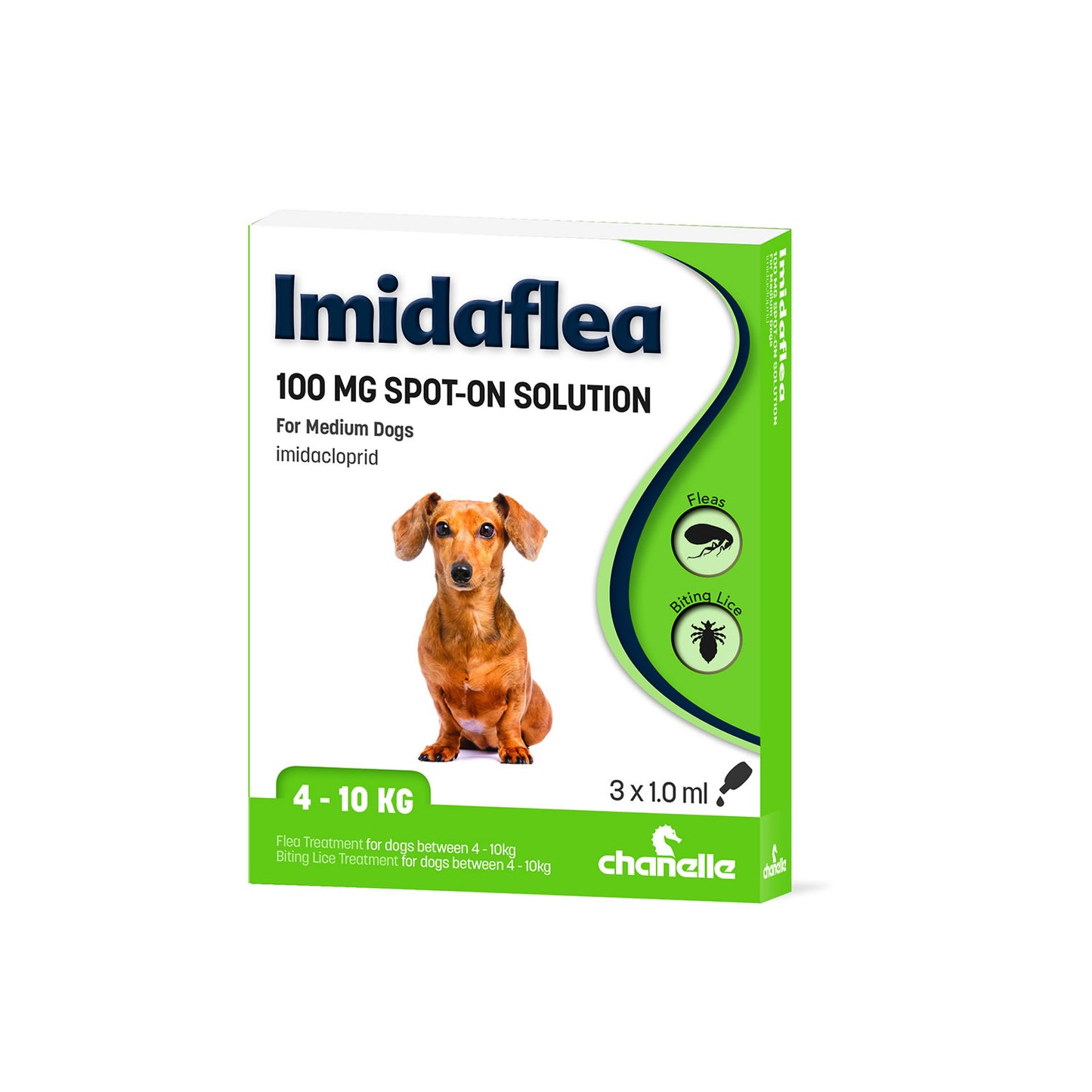 Imidaflea 100mg Spot-On Solution for Medium Dogs 4-10kg
