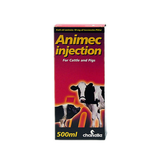 Animec 10mg/ml Solution for Injection for Cattle & Pigs 500ml