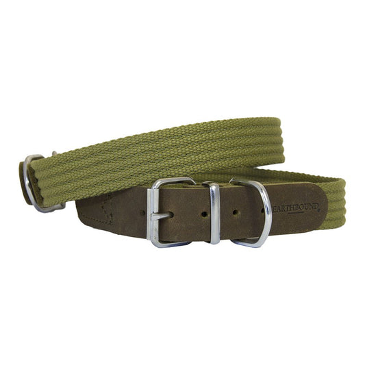 Earthbound Cotton Collar Green