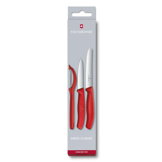 Victorinox Swiss Classic Paring Knife Set with Peeler 3pc