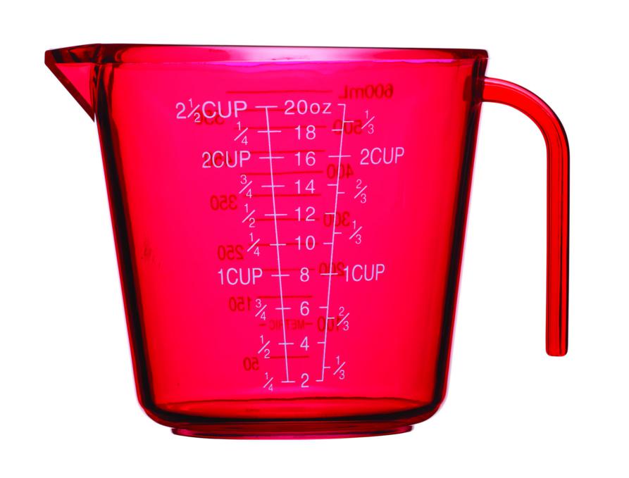 Kitchen Craft 600ml Measuring Jug (Assorted Colours)