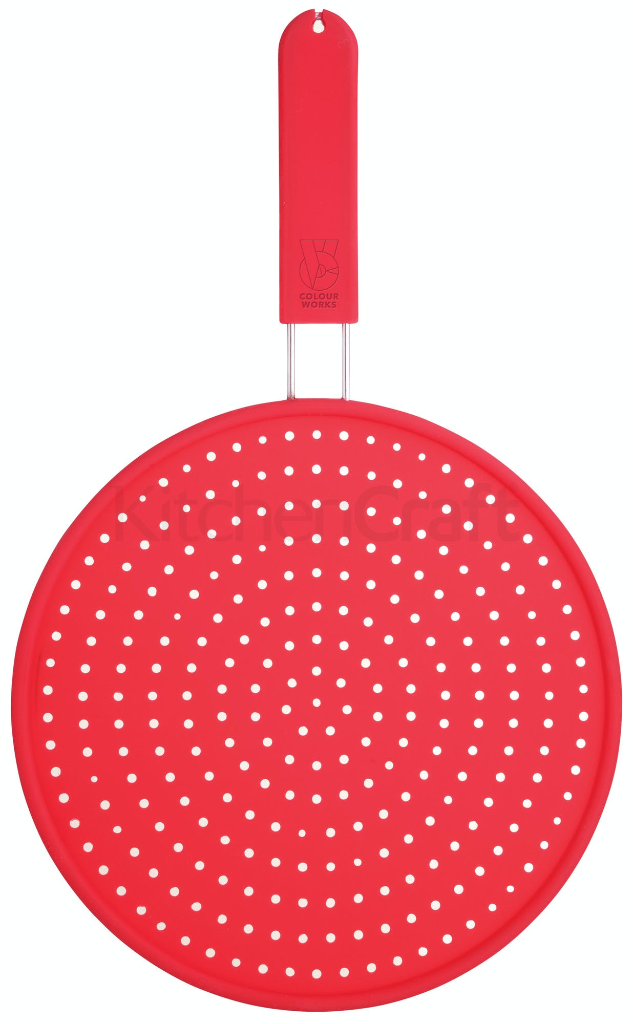 Colourworks Red Silicone Splatter Screen