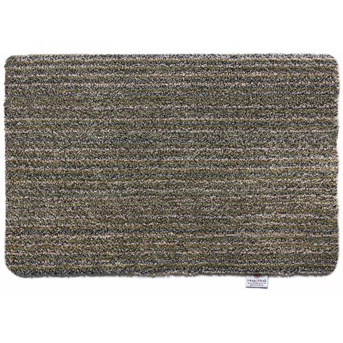 HugRug Doormat Plain Candy Sage Stripes Mat 50x75cm