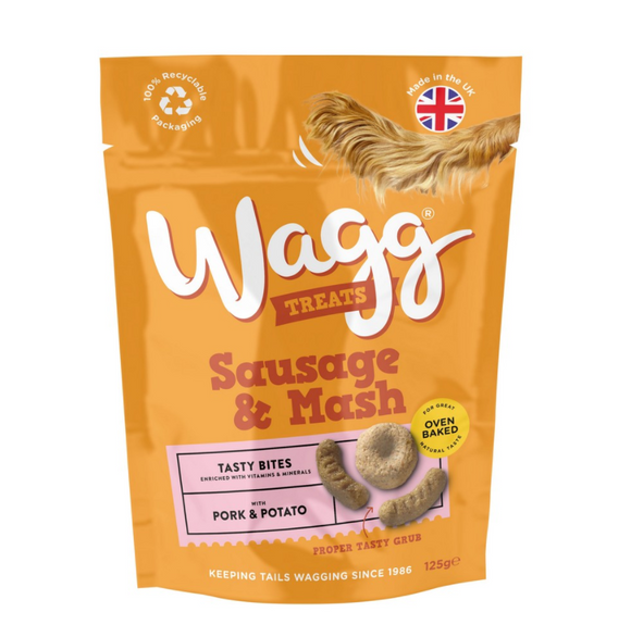 Wagg Sausage & Mash Treats 125g