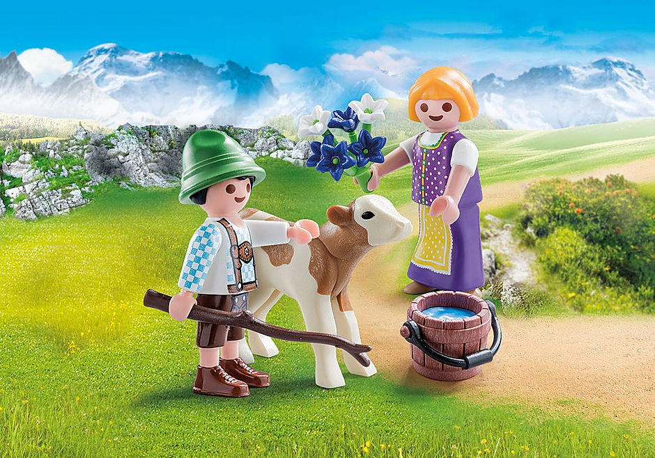 Playmobil Special Plus Children with Calf